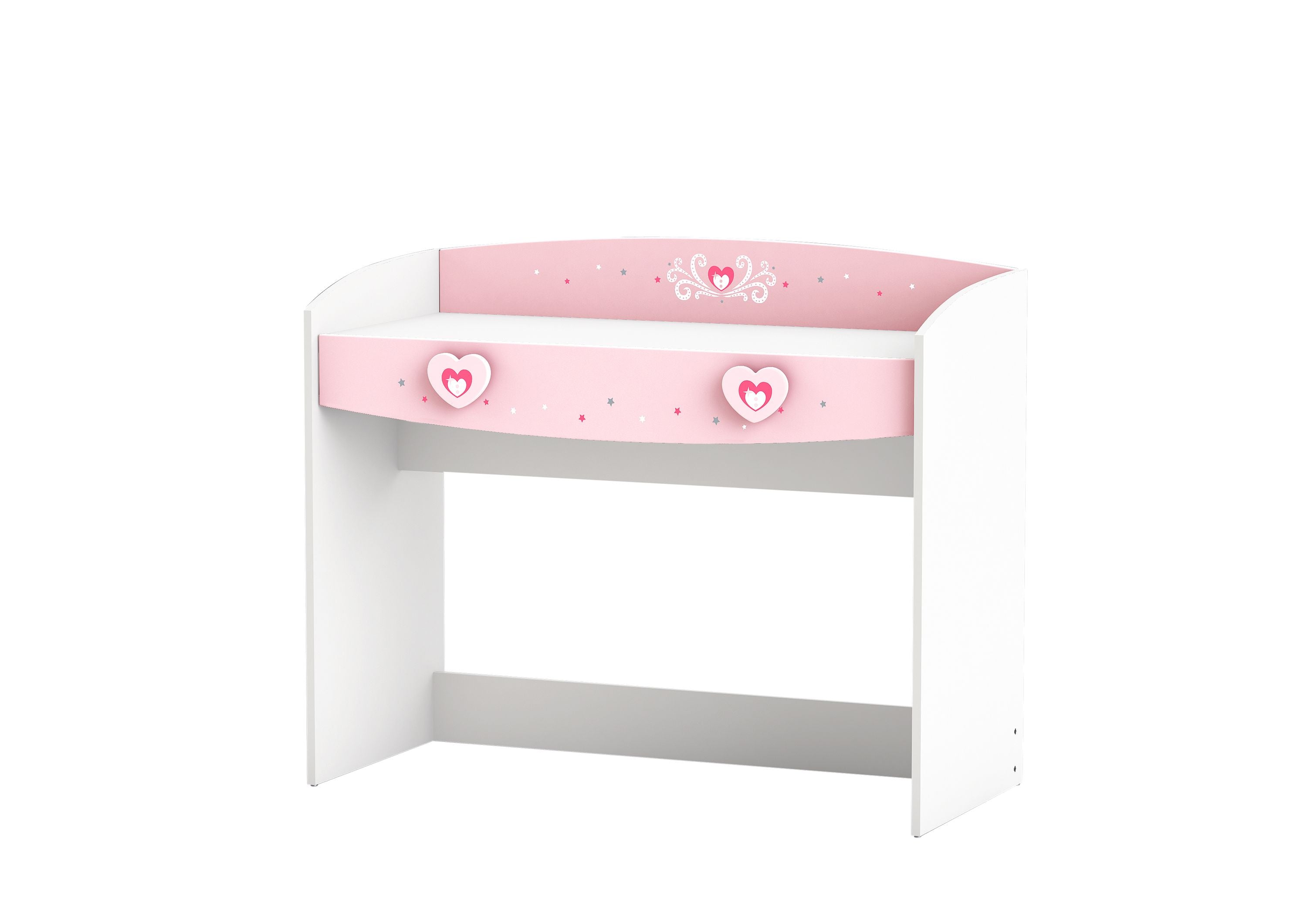 Schreibtisch Lotte 110 x 50 cm weiß - rosa