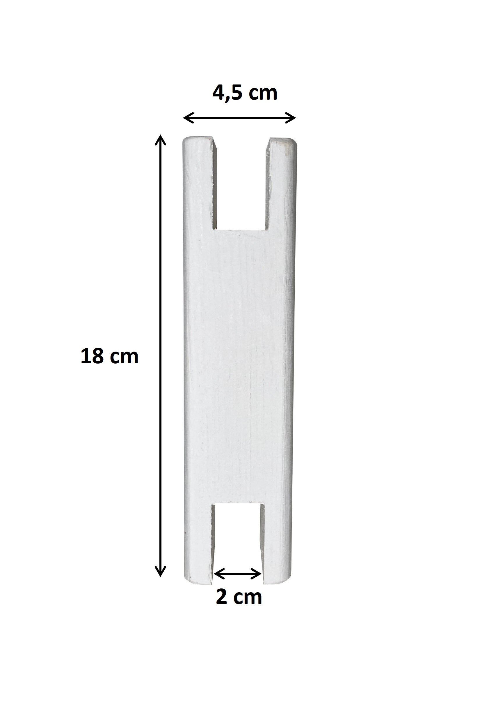 Rausfallschutz weiß B 90 cm - H 23,5 cm