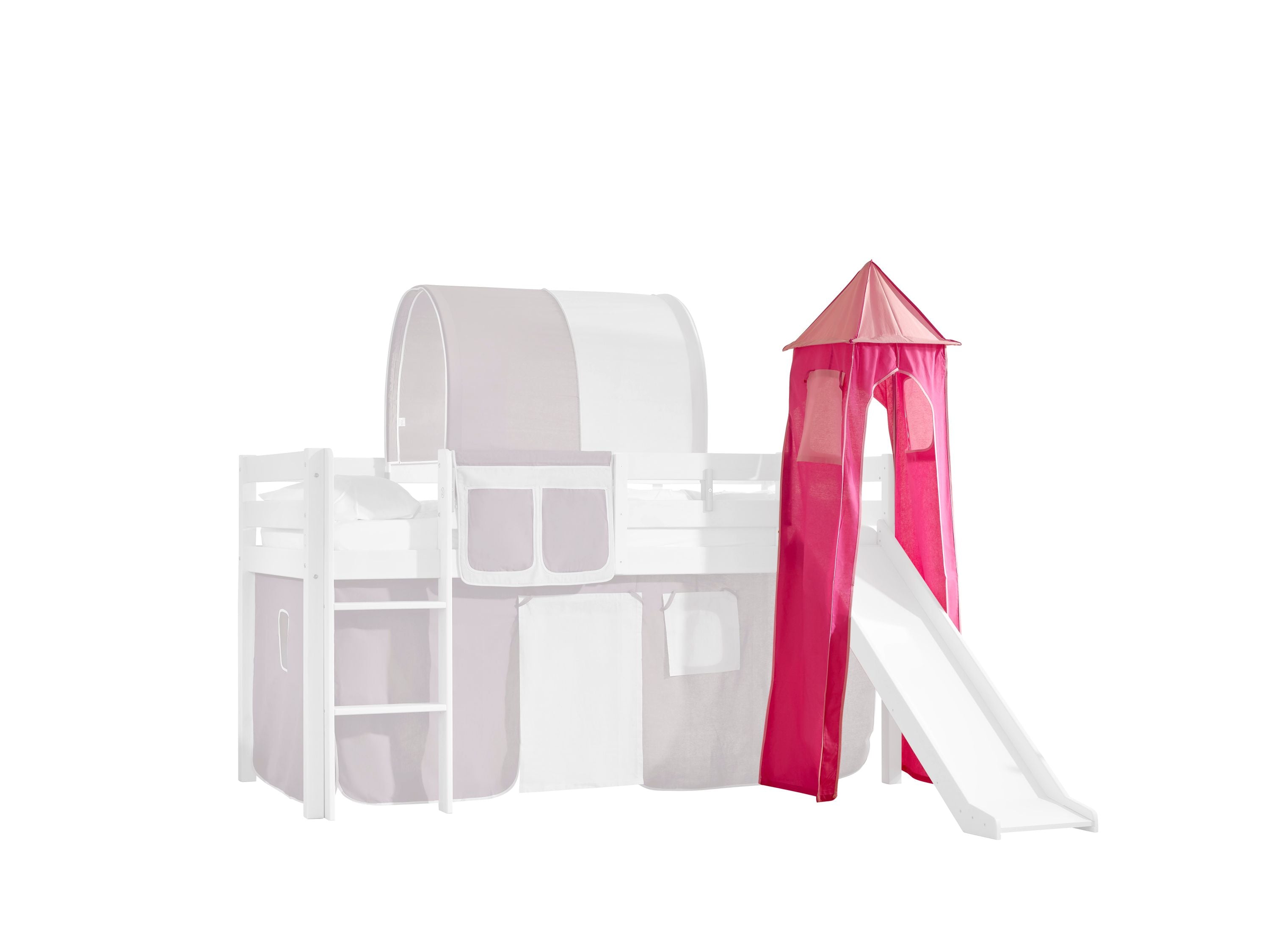 Turm inklusive Gestell pink - rosa 100% Baumwolle und bei 30°C waschbar