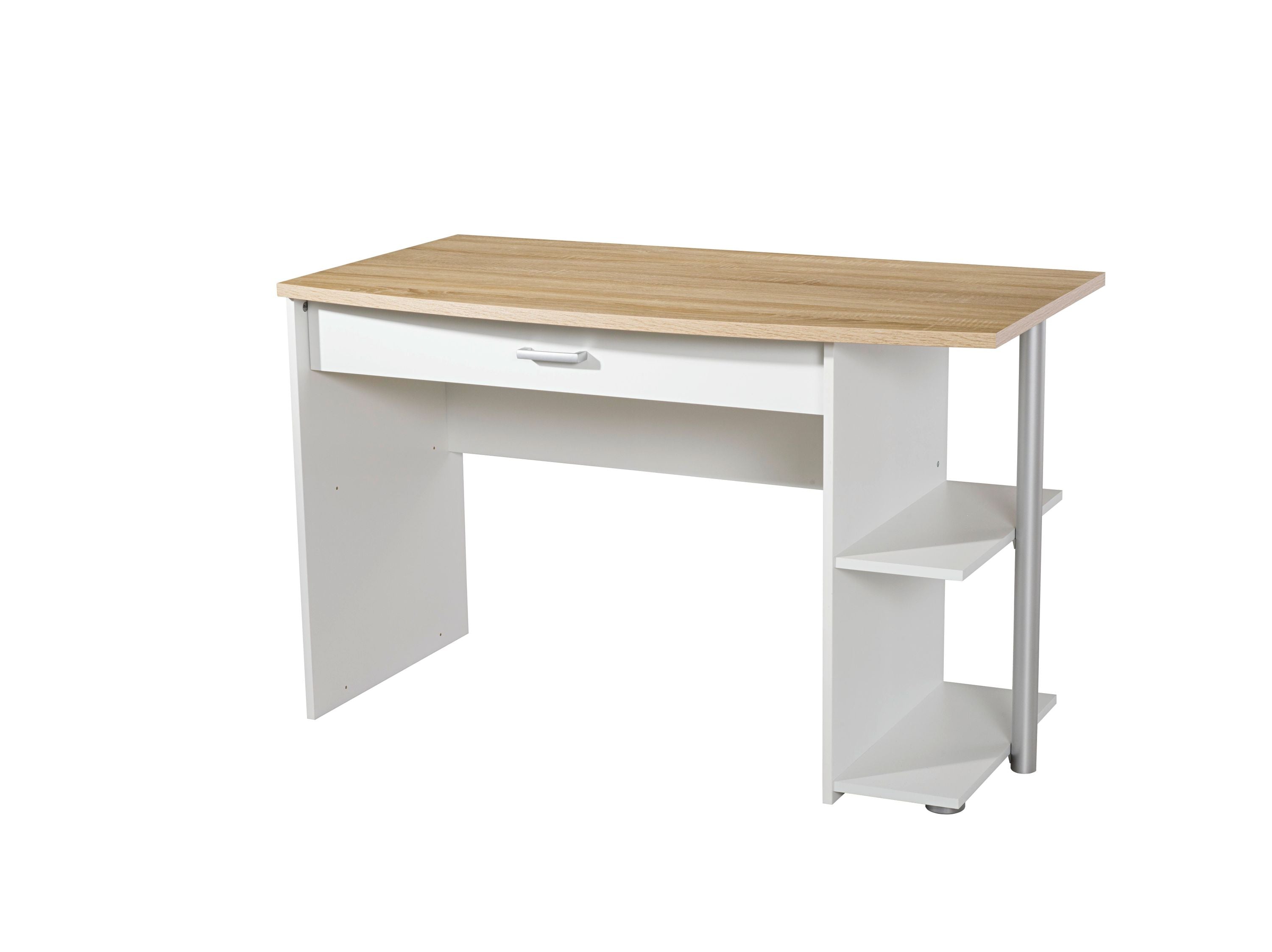 Schreibtisch Acun 120*64 cm weiß - grau