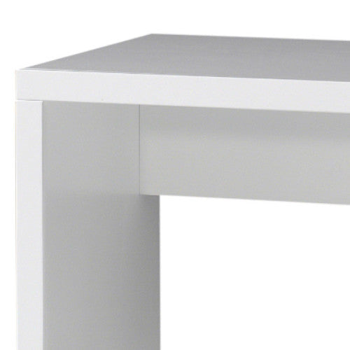 Schreibtisch Akira Vipack Landhaus-Design mit Drehtür + 2 Schrankfächer hochwertiges MDF Holz weiß