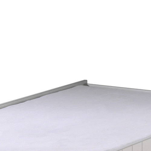 Bettschublade Lee Vipack inklusive Bodenplatte + Rollenführung hochwertiges MDF Holz weiß 90*190 cm