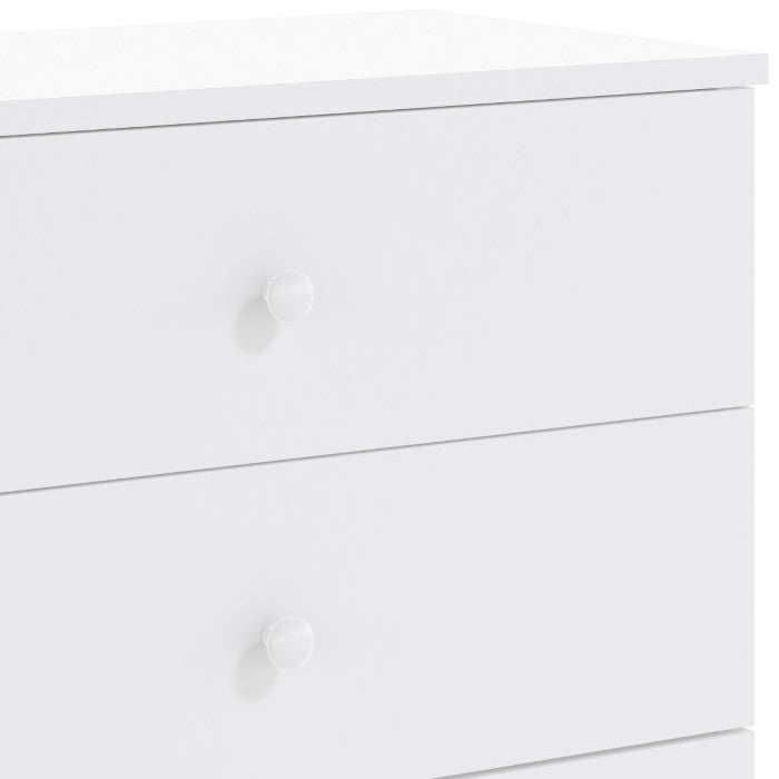 Kommode Kader mit 3 Schubladen modernes Design aus hochwertigem MDF Holz Made in EU in weiß