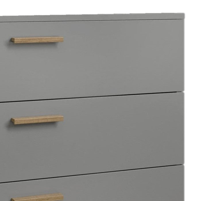 Kommode Alex mit 3 Schubladen modernes Design aus hochwertigem MDF Holz Made in EU in weiß oder grau