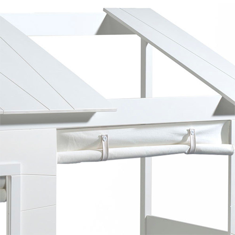 Hausbett Haven Vipack inkl. Dachüberbau in Baumhausoptik aus hochwertigem MDF Werkstoff in 90*200 cm