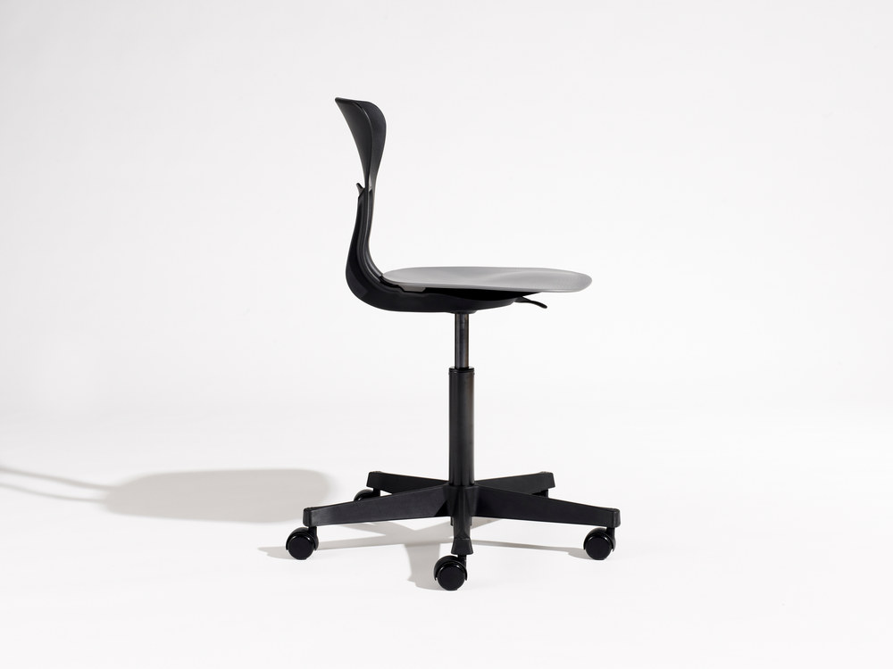 FLEXA Study Ray Schülerstuhl höhenverstellbare und ergonomische Sitzfläche Schwarz