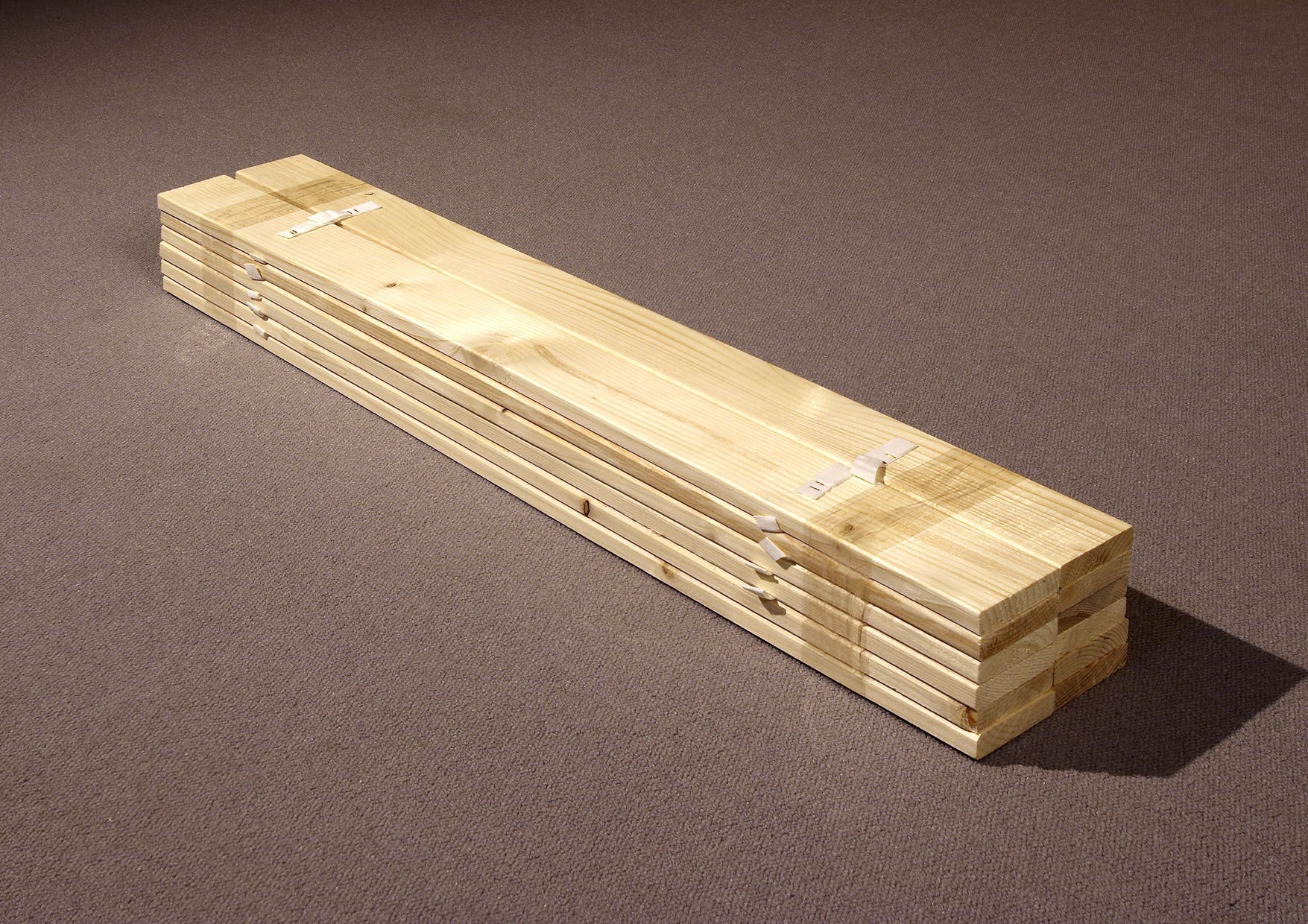 Doppelpack Rollrost Rolly 90*200 cm 13 Holzleisten Fichte massiv